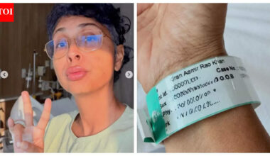 Kiran Rao's hospital wristband bearing ex-husband Aamir Khan's name raises eyebrows |