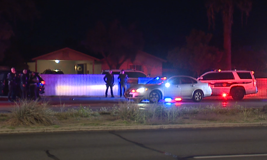 28th st and cactus police crash