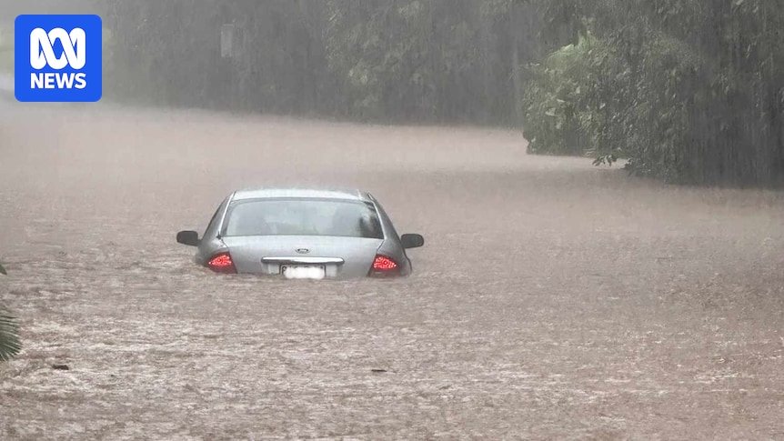Flooding, heavy rain and damaging winds hit north Queensland