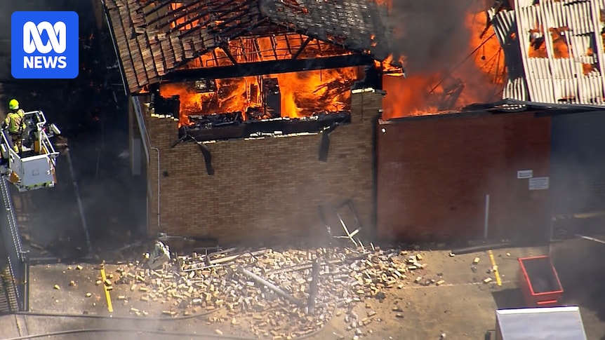 Furniture factory destroyed by massive blaze in Sydney's south-west
