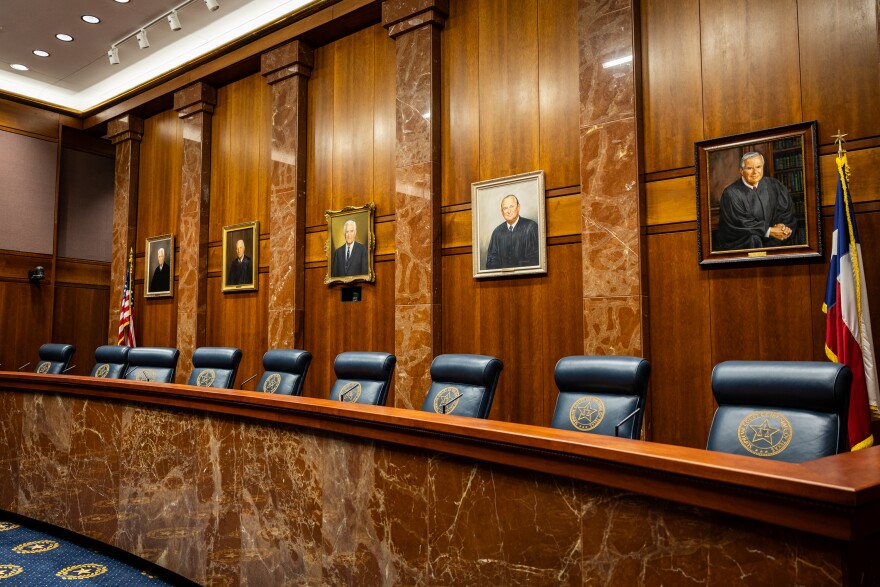 The Supreme Court of Texas is pictured on Dec. 18, 2024, in Austin.