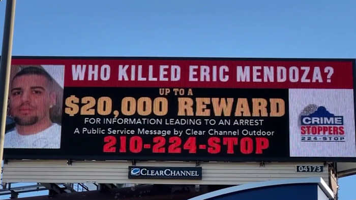 ‘Who killed Eric Mendoza?’ San Antonio billboards remind public of $20K reward in 2010 murder