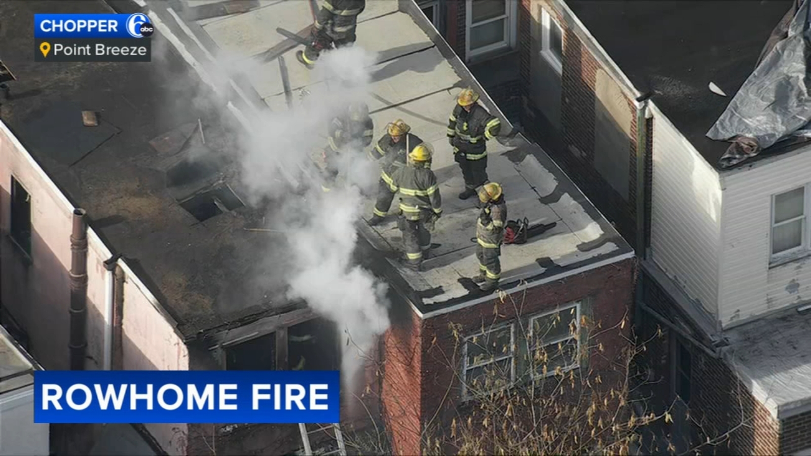 Crews respond to fire at rowhome on Main Street in Philadelphia's Manayunk neighborhood