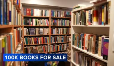 Estate sale on Delancey Street offers 100,000 books to eager buyers