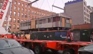 Brooklyn diner being physically moved to new location at film and TV studio