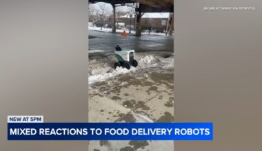 Thousands sign petition to pause robot deliveries, provide more safety data after alleged crashes, obstructions in Chicago