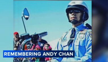 Community gathers to honor fallen Philadelphia Officer Andy Chan at annual block party