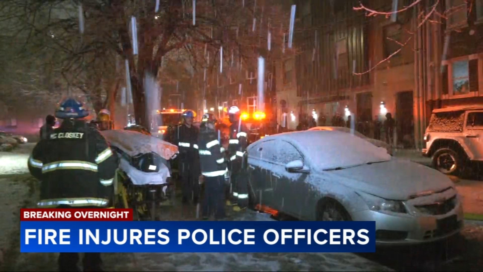 2 officers hospitalized for smoke inhalation following North Philadelphia fire