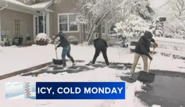 Icy conditions for Monday commute as snow cleanup continues across the Philadelphia region