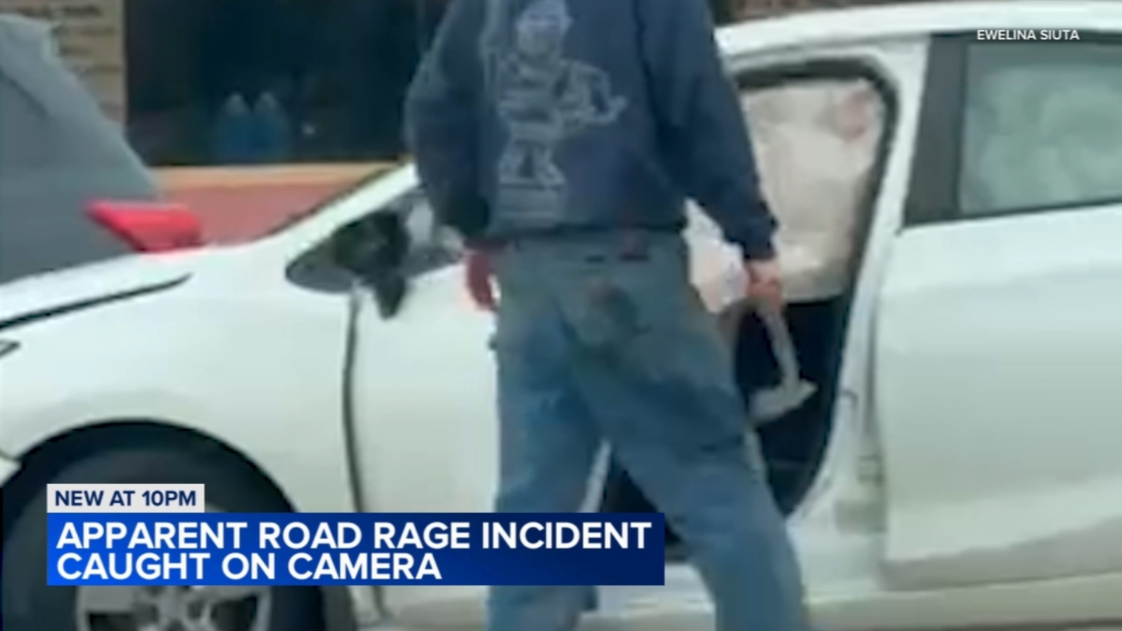 Wild apparent road rage, ax-throwing incident caught on camera in Garfield Ridge, Chicago
