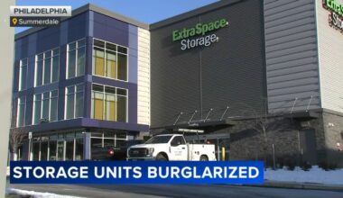 Suspects wanted for breaking into 20 Extra Space Storage units on Langdon Street in Philadelphia
