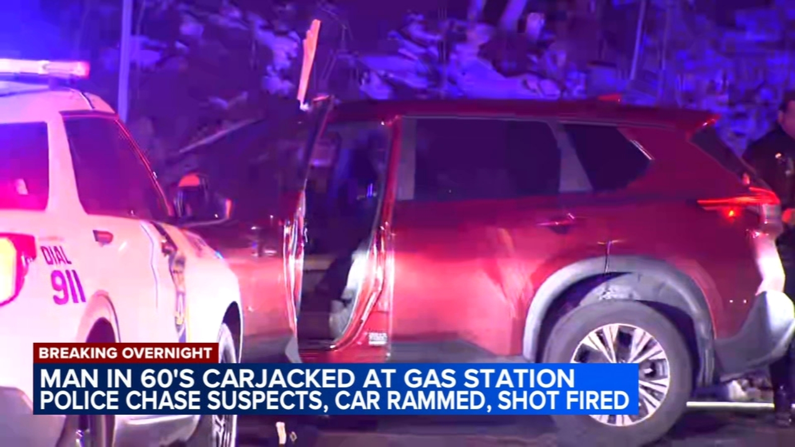 3 teenagers accused of carjacking, ramming police vehicle and firing shot at officers during police chase in Philadelphia