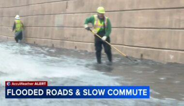 Heavy rain causes flooding and traffic troubles across the Philadelphia area