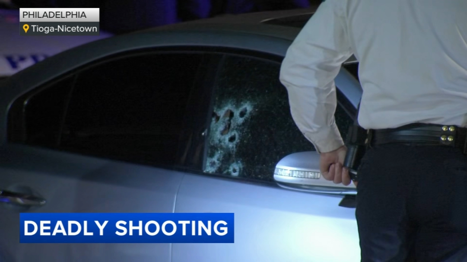 Man dies after being shot multiple times inside car in Philadelphia's Tioga-Nicetown section