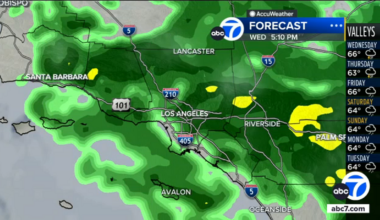 Southern California weather updates: Storm to bring heavy rain to Los Angeles, Orange, Riverside, Ventura, San Bernardino counties