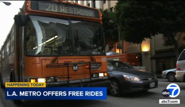 LA Metro offering free rides on New Year's Eve