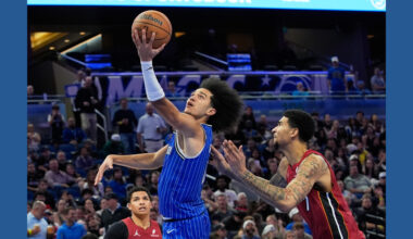 Franz Wagner scores 32 points, Magic hold off Heat 106-105