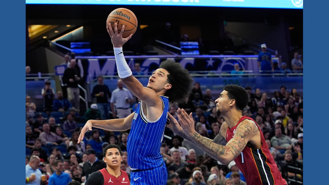 Franz Wagner scores 32 points, Magic hold off Heat 106-105