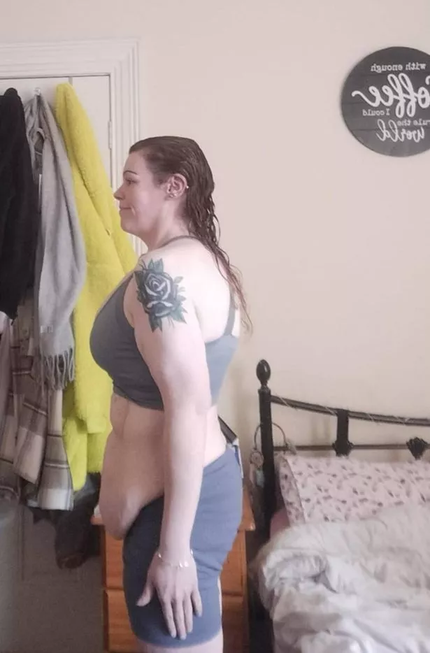 Christina did not use pills, jabs or surgery to lose weight