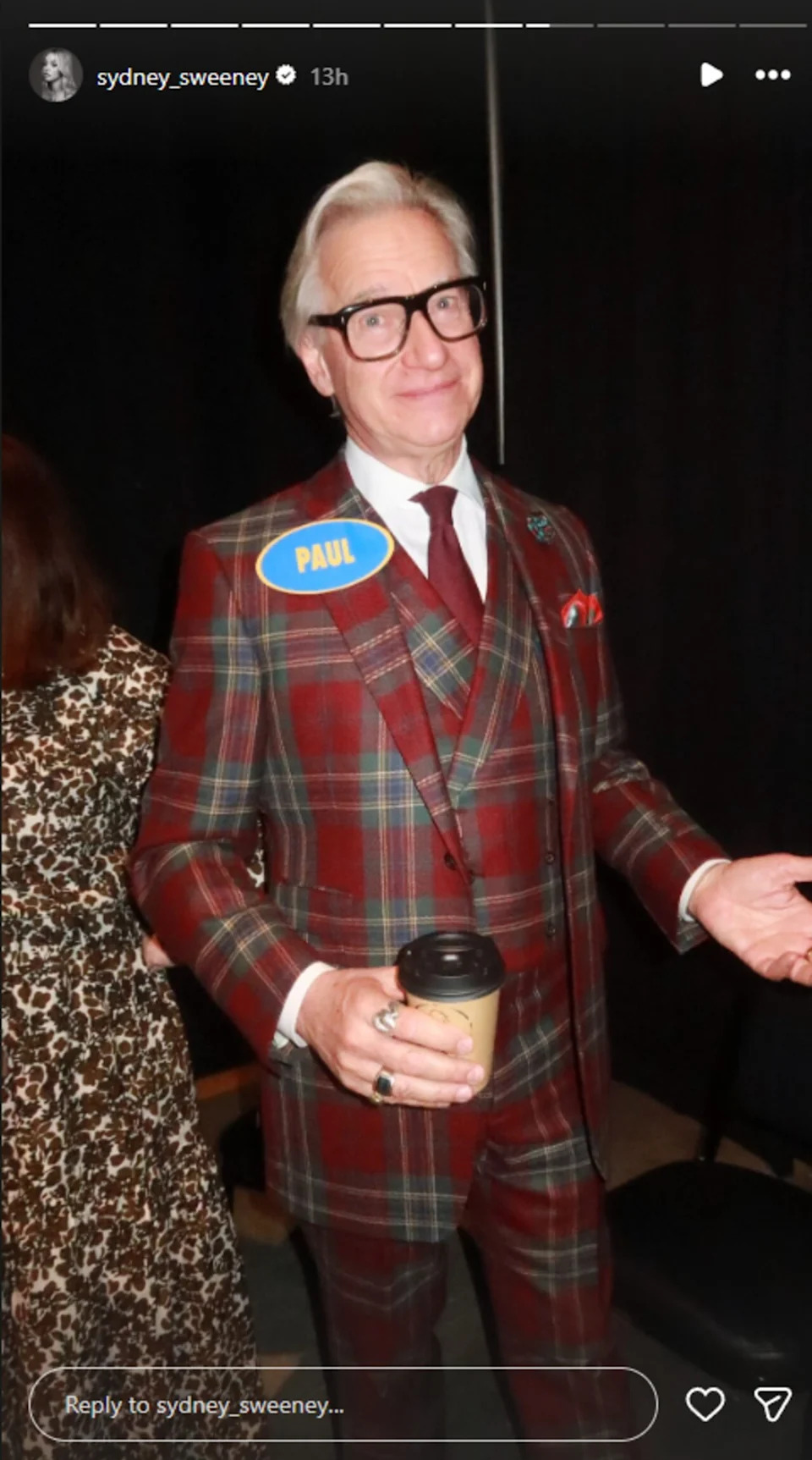 Paul Feig backstage at Celebrity Family Feud.