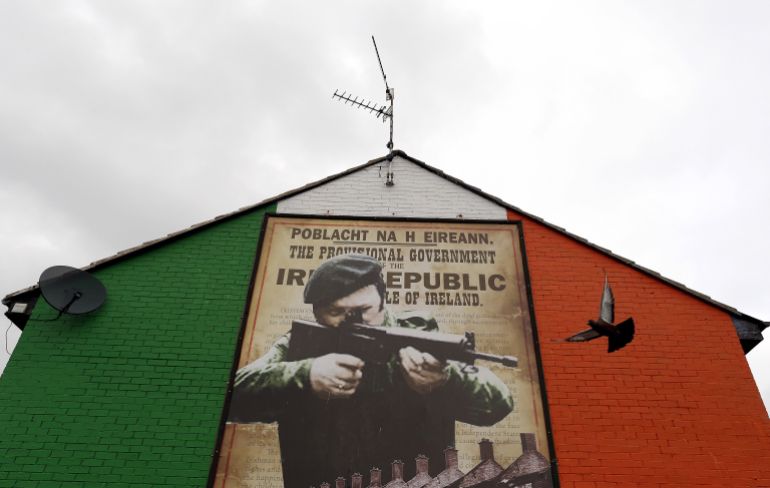 IRA mural