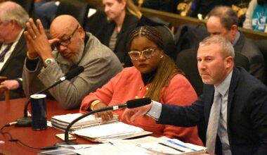 PHDC President David Thomas (left), Mayor Parker