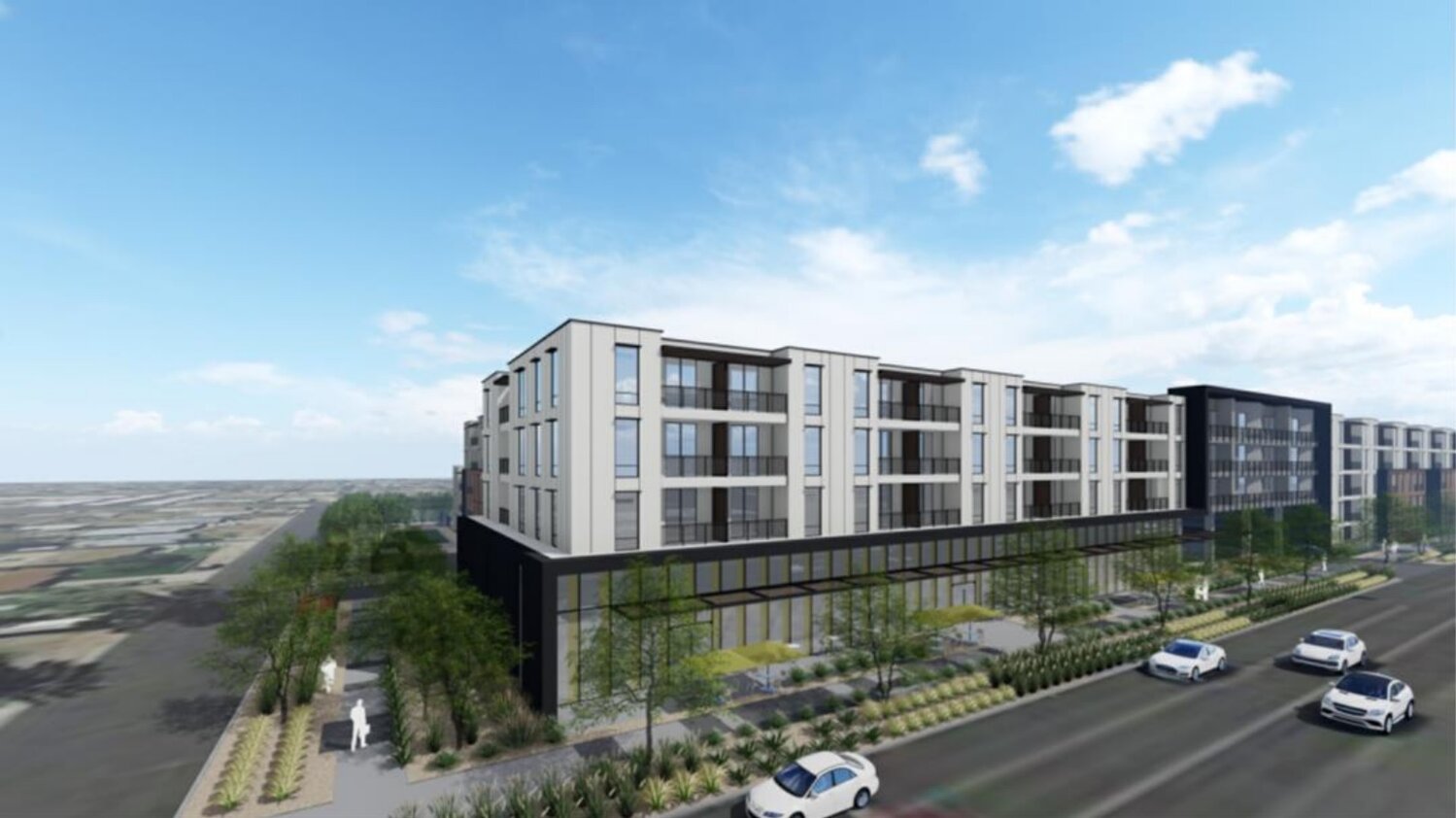 A 310-unit apartment building reaching as high as five stories is planned to replace the Pruitt&rsquo;s Fine Furnishings store at 34th Street and Thomas Road in Phoenix. It will also include some ground-floor commercial and retail space.