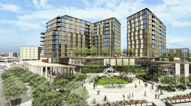 The Scottsdale Development Review Board signed of earlier this month the aesthetics on a mixed use development project featuring two, 14-story buildings in Old Town Scottsdale known as the City Center at Scottsdale. It is not clear when the developer the Smith Group plans to begin construction.