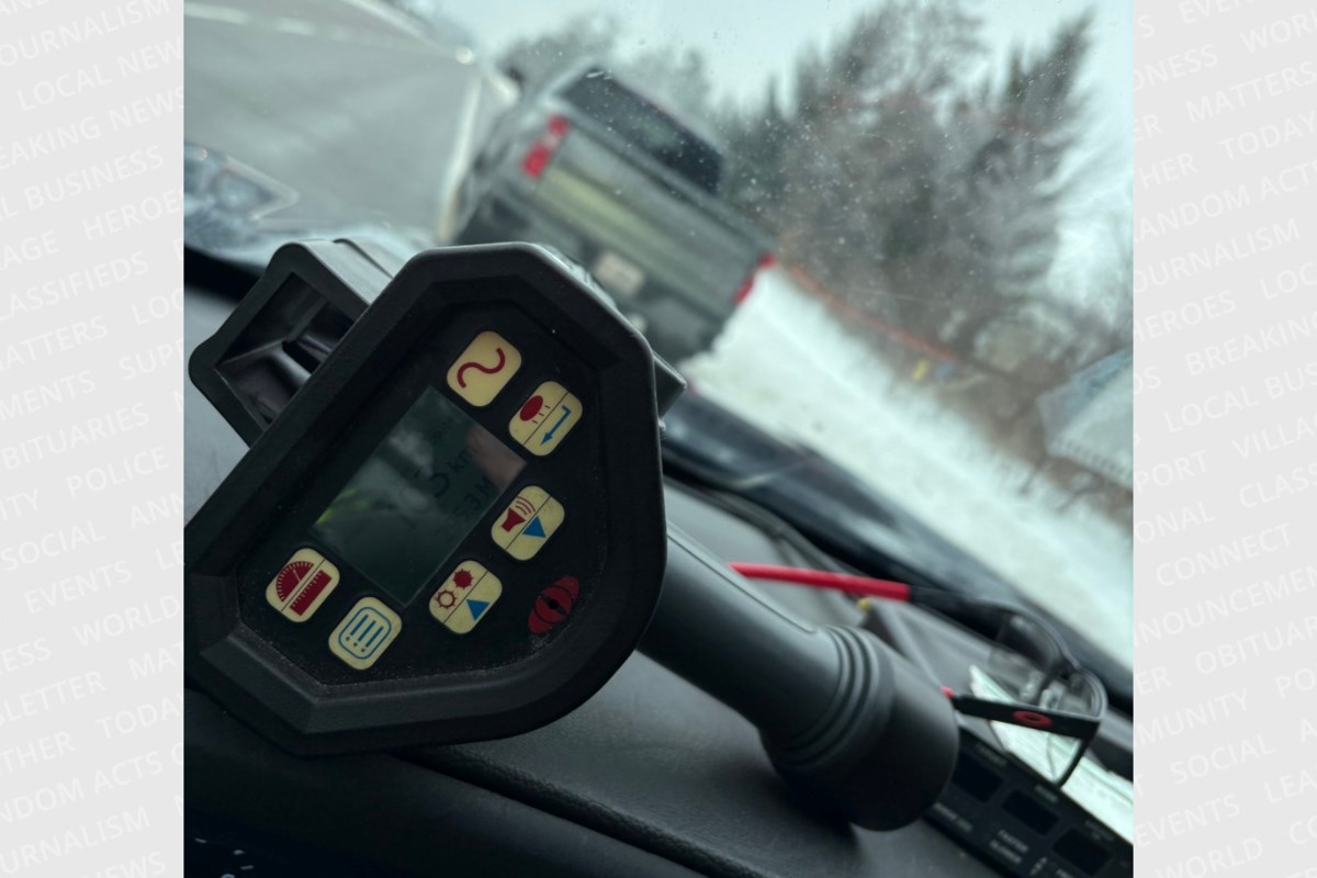Speeding senior charged with stunt driving on Sunday morning