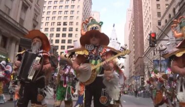 Mummers Parade brigades ready for New Year's Day in Philadelphia after spending "hours" practicing all year