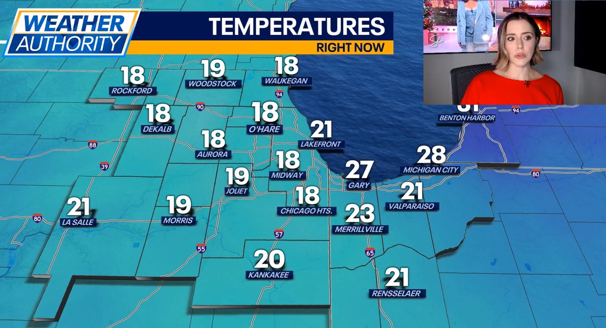 Chicago weather: Chilly sunshine today before mid-week snow chances return