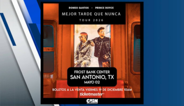 Romeo Santos, Prince Royce announce 2026 performance at Frost Bank Center