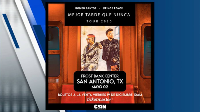 Romeo Santos, Prince Royce announce 2026 performance at Frost Bank Center