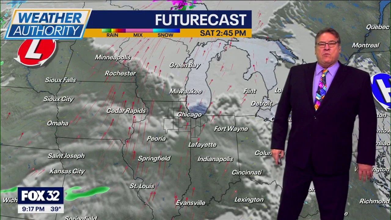 Chicago weather: Snow expected later in the weekend