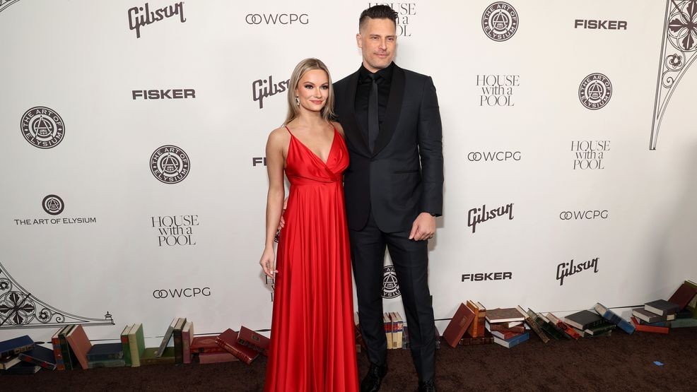LOS ANGELES, CALIFORNIA - JANUARY 06: (L-R) Caitlin O'Connor and Joe Manganiello attend The Art of Elysium's 25th Anniversary HEAVEN Gala at The Wiltern on January 06, 2024 in Los Angeles, California. (Photo by Phillip Faraone/Getty Images for The Art of Elysium)
