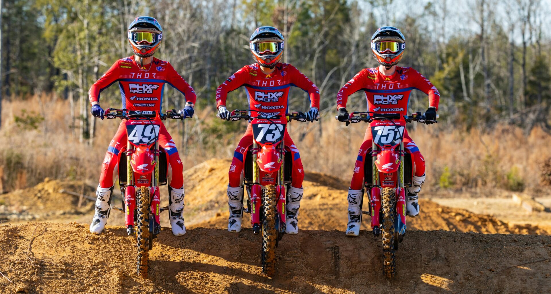 Park, Towers, and Ferry Return to Phoenix Racing Honda for 2026 250SX East and 250 Pro Motocross