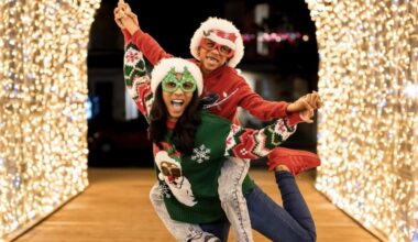 M-K-T's light tunnels are a popular spot for family photos. (Courtesy M-K-T)
