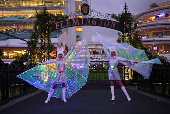 New Year’s Eve celebrations at Flemington Racecourse.
