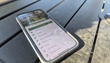 A cell phone with the Keller Connect app opened.