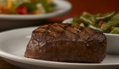 A steak is seen on a plate at a Texas Roadhouse location.