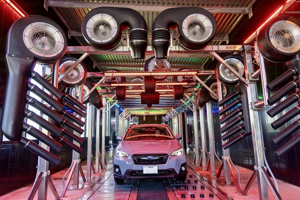 Suds Deluxe Car Wash uses biodegradable chemicals and water reclamation systems to treat, recycle and reuse the water at their car washes. (Courtesy Suds Deluxe Car Wash via Facebook)