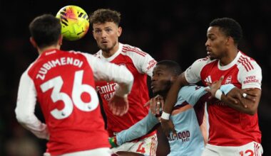 Arsenal pull 5 clear as Villa storm back at Brighton to go 3rd