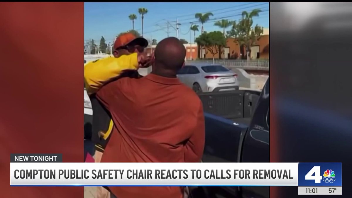 Compton public safety chair reacts to calls for removal – NBC Los Angeles