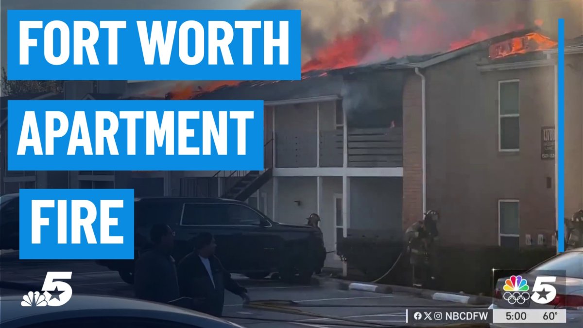 Fort Worth residents displaced after fire destroys apartment units – NBC 5 Dallas-Fort Worth