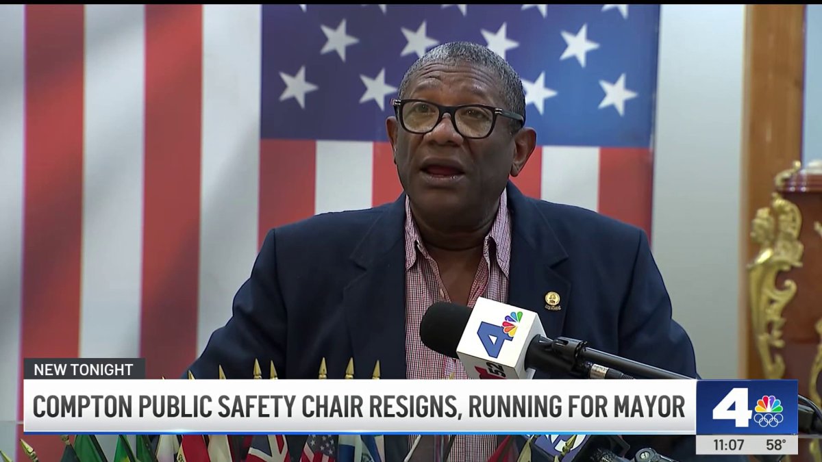 Compton public safety chair resigns, announces run for mayor of LA – NBC Los Angeles