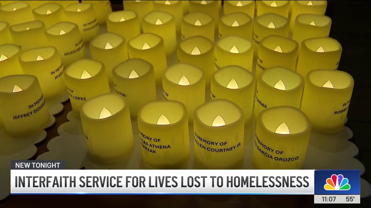 Interfaith service for lives lost to homelessness in Los Angeles – NBC Los Angeles