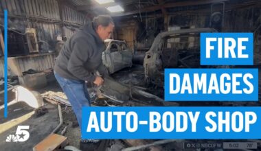 Fire damages Arlington auto-body shop – NBC 5 Dallas-Fort Worth