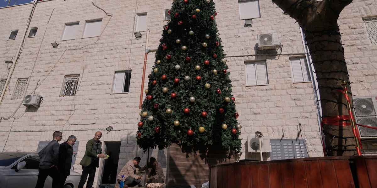 Three Palestinians accused of torching Christmas tree at a Catholic church in West Bank
