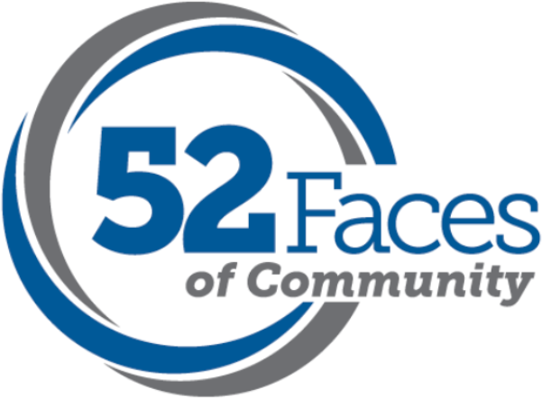 52 faces of community logo