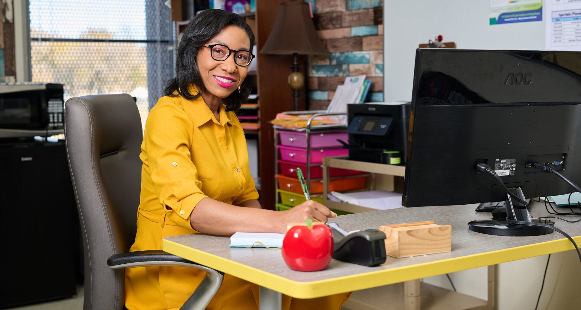 Montessori school counselor supports student development